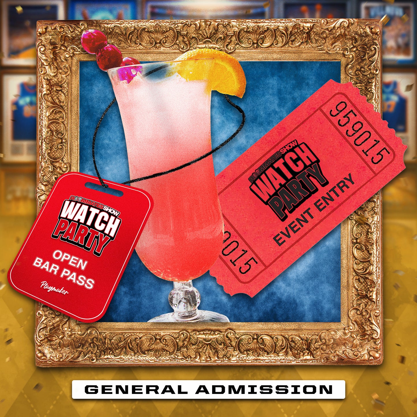 The Roommates Watch Party Ticket- General Admission, Open Bar-6/5/26